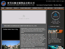 Tablet Screenshot of chieftain.com.cn